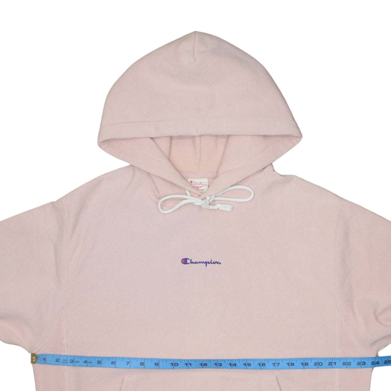 Champion Men's Pink Reverse Weave Pullover Hoodie Size M