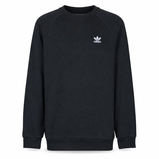Adidas Men's Black Small Pullover Sweatshirt Crew Neck Logo Jumper