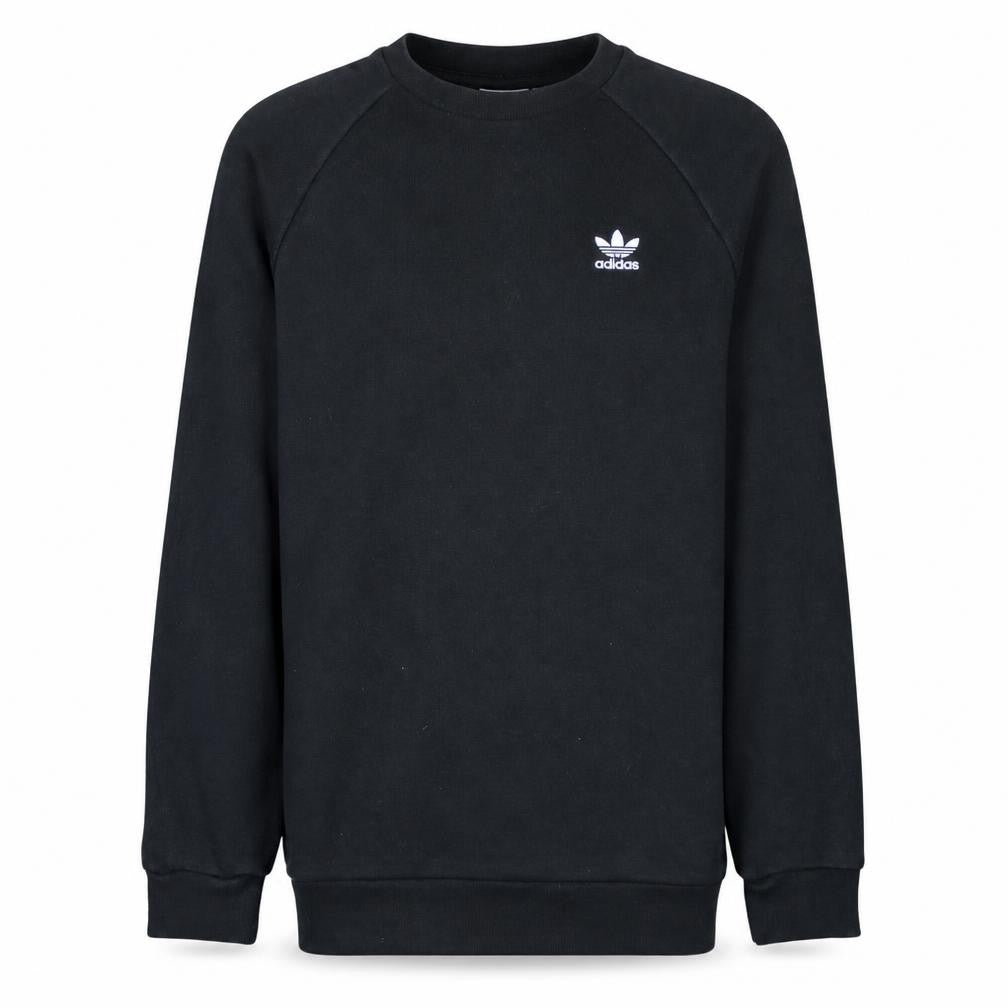 Adidas Men's Black Small Pullover Sweatshirt Crew Neck Logo Jumper