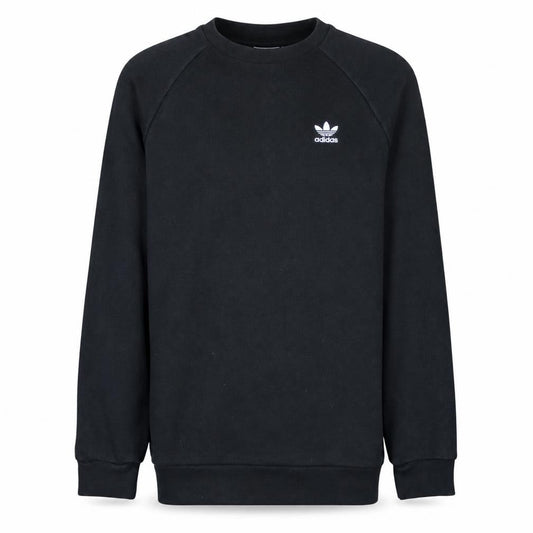 Adidas Men's Black Small Pullover Sweatshirt Crew Neck Logo Jumper