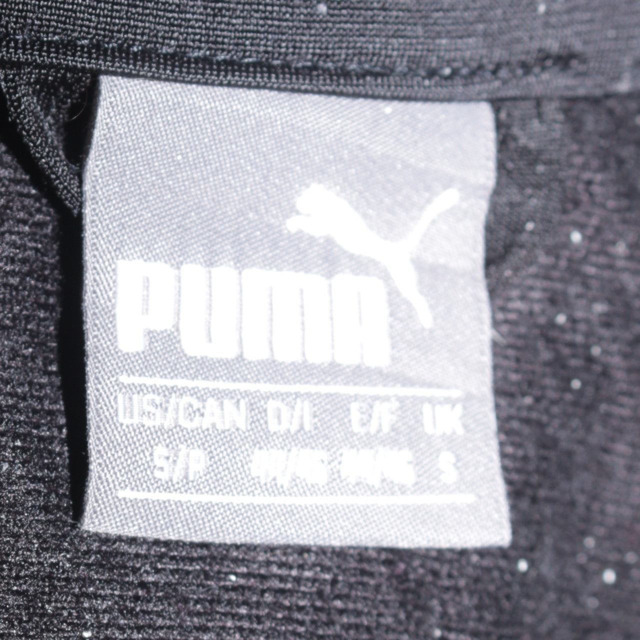 Puma Men's Black Full Zip Sweatshirt Small Collared Sports Top