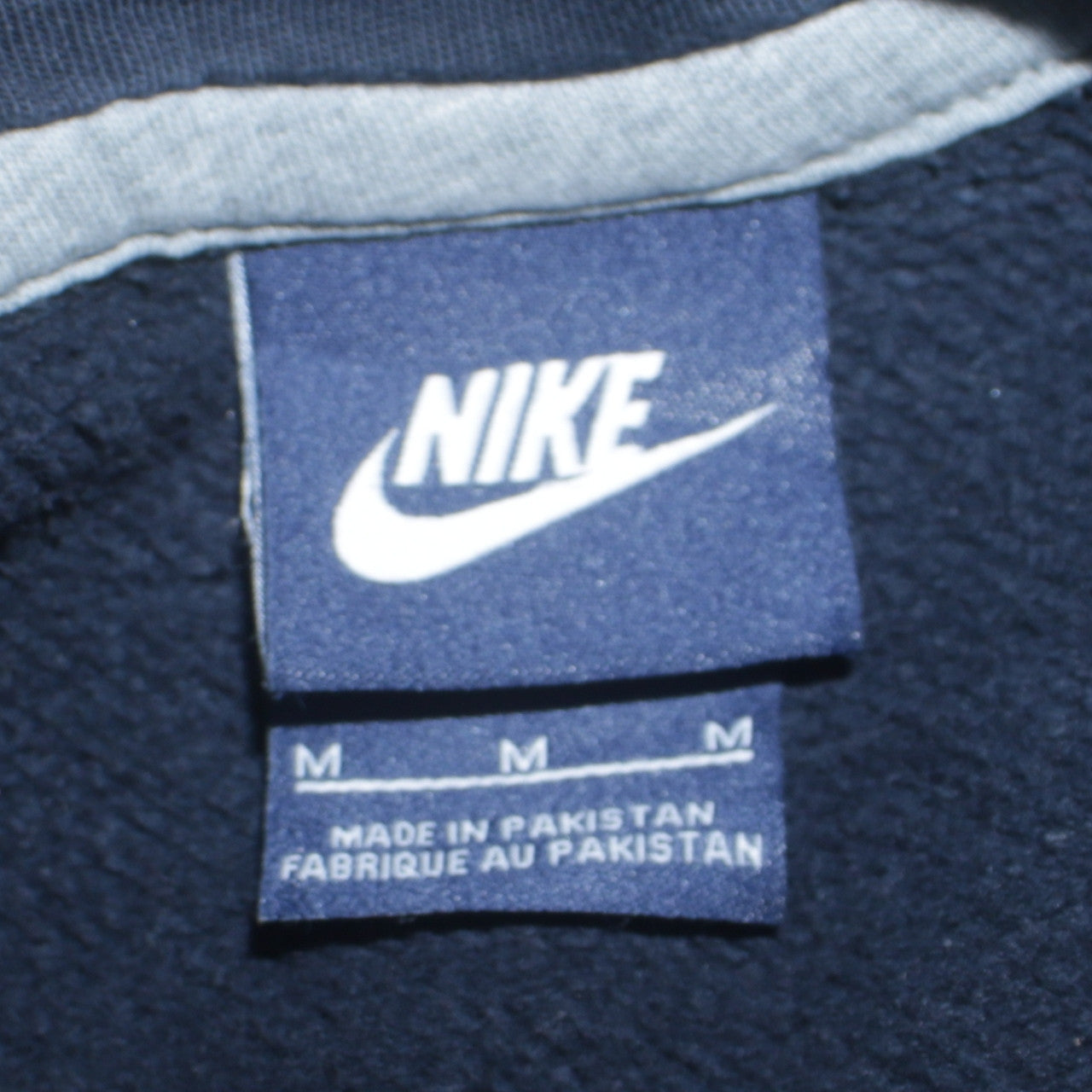Nike Men's Blue Pullover Hoodie M Regular Fit Fleece Sportswear