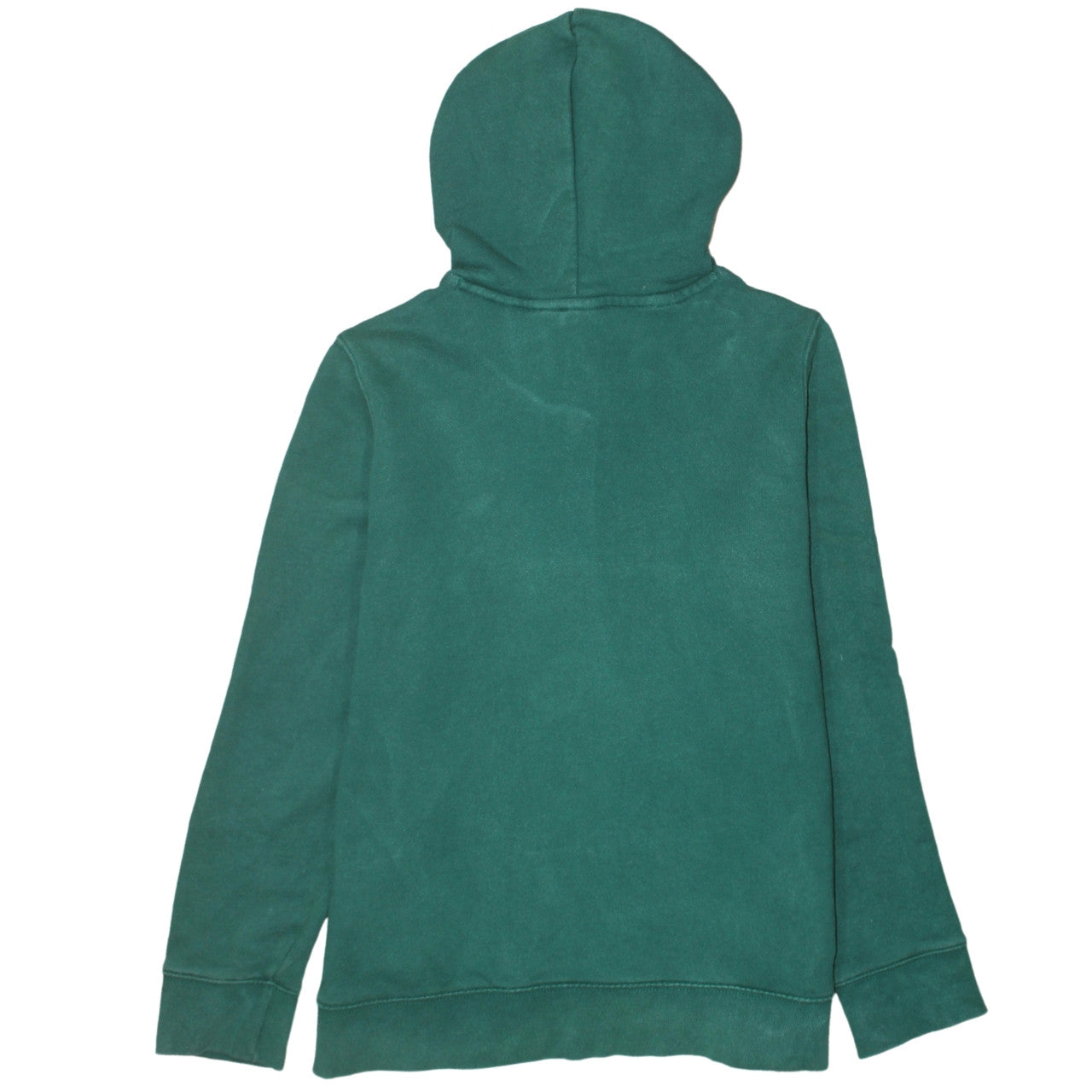Adidas Womens Green Pullover Hoodie Size 12 Logo Print Casual