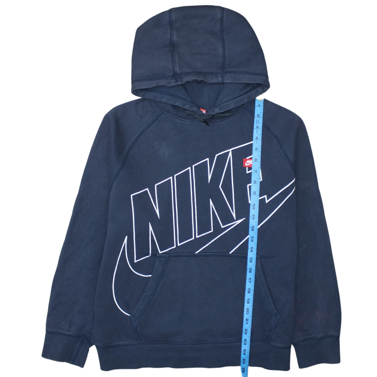 Nike Men's Blue Pullover Hoodie Large Graphic Sportswear