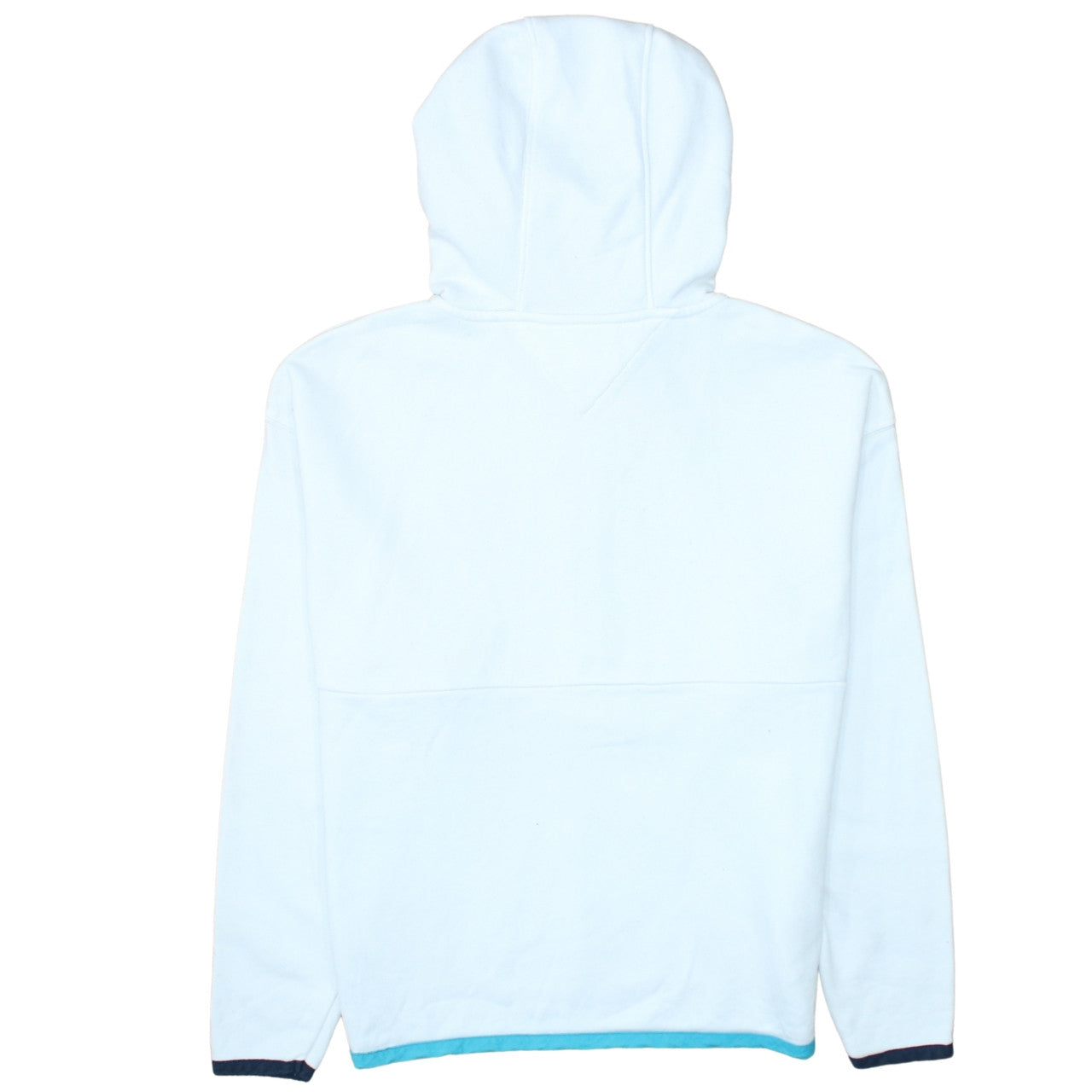 Tommy Jeans Men's White XS Pullover Hoodie Logo Fleece