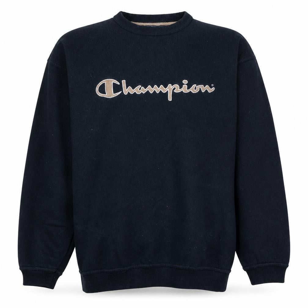 Champion Men's Black XL Crew Neck Pullover Sweatshirt