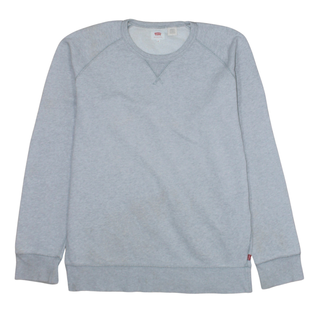 Levi's Men's Grey Crew Neck Pullover Sweatshirt M Regular Fit