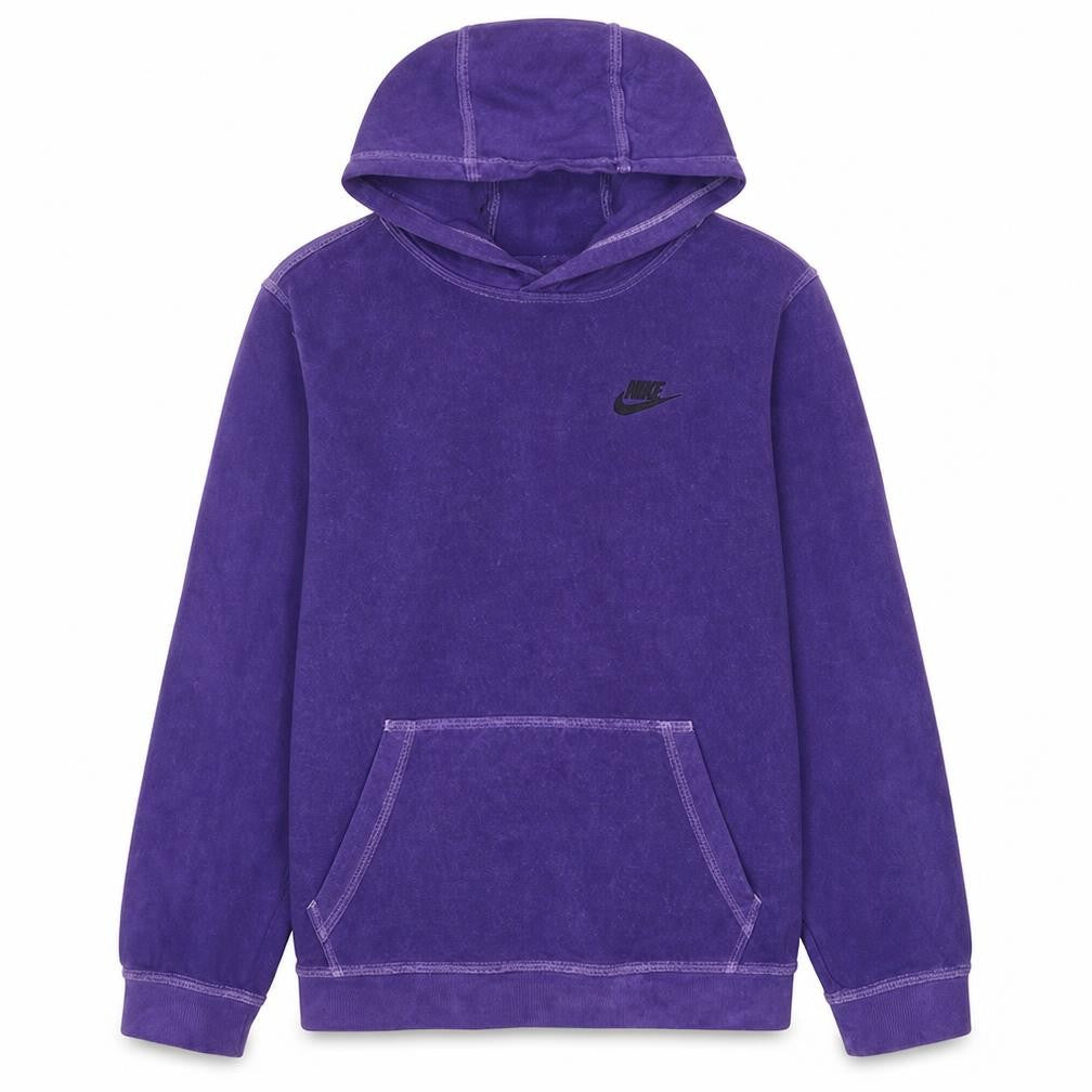 Nike Boys Purple Pullover Hoodie XL (158-170cm) Casual Cotton Sweatshirt