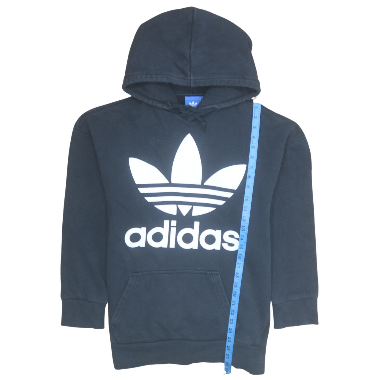 adidas Men’s Black Pullover Hoodie Size S Sports Fleece Logo