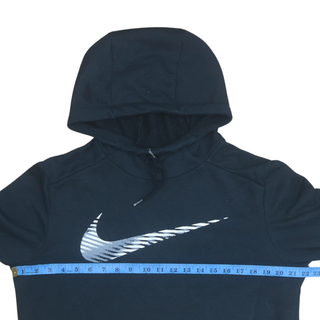 Nike Men’s Blue Pullover Hoodie M Dri-Fit Logo Sportswear