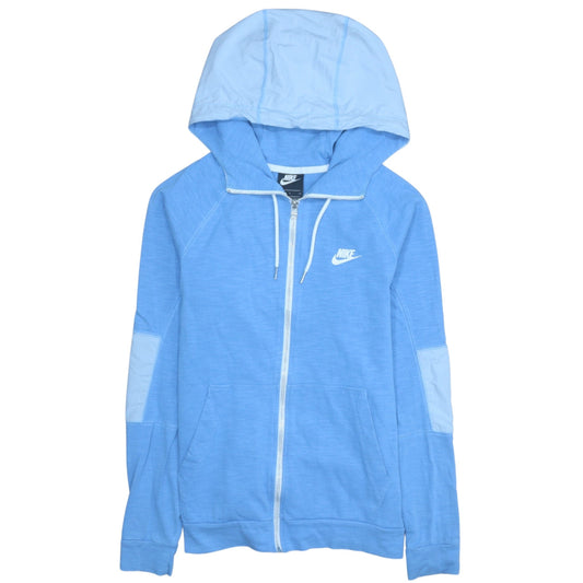 Nike Men's Blue Full Zip Hoodie Size S Cotton Sportswear