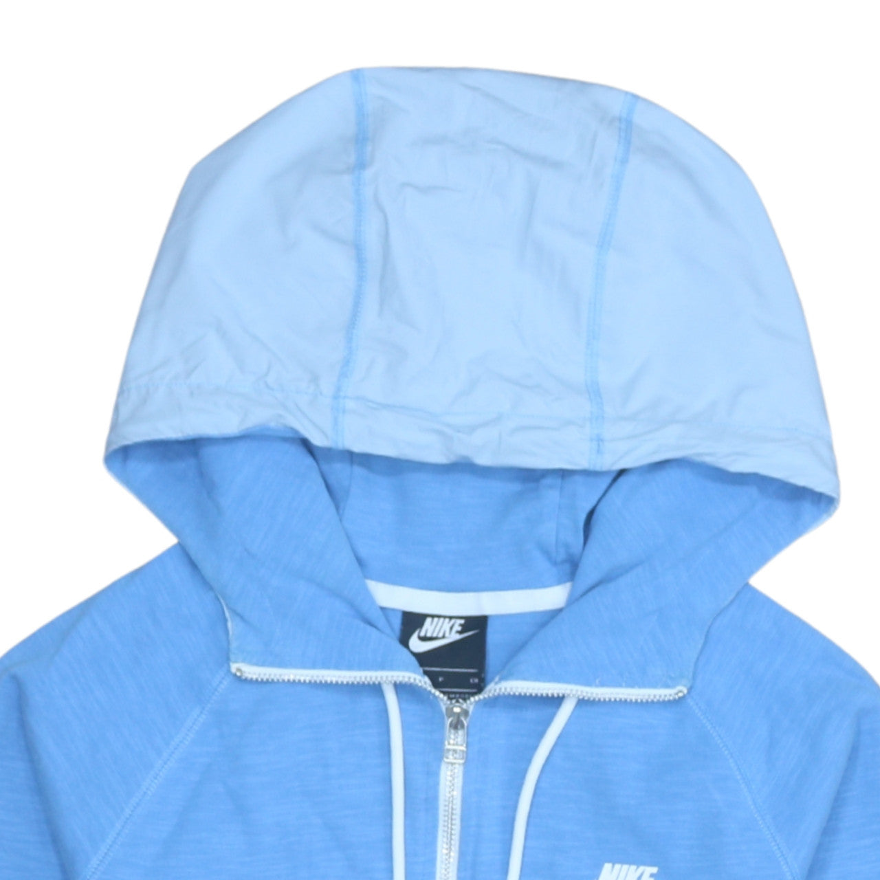 Nike Men's Blue Full Zip Hoodie Size S Cotton Sportswear