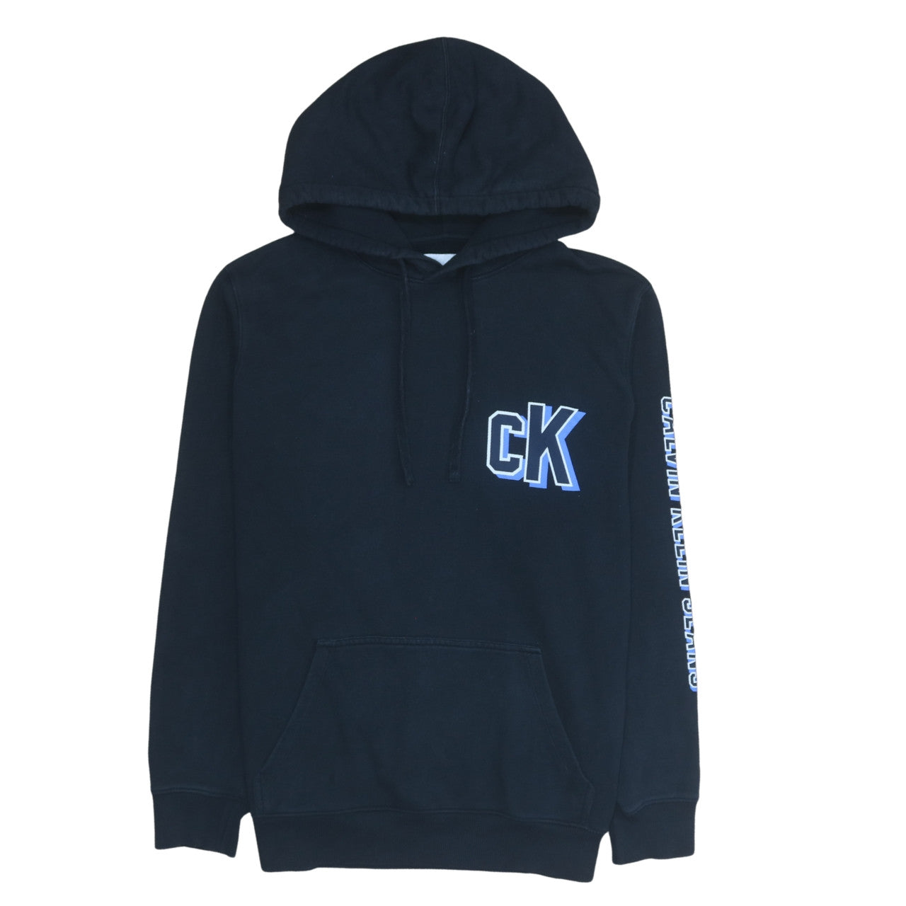 Calvin Klein Jeans Men's Black L Pullover Hoodie with Logo