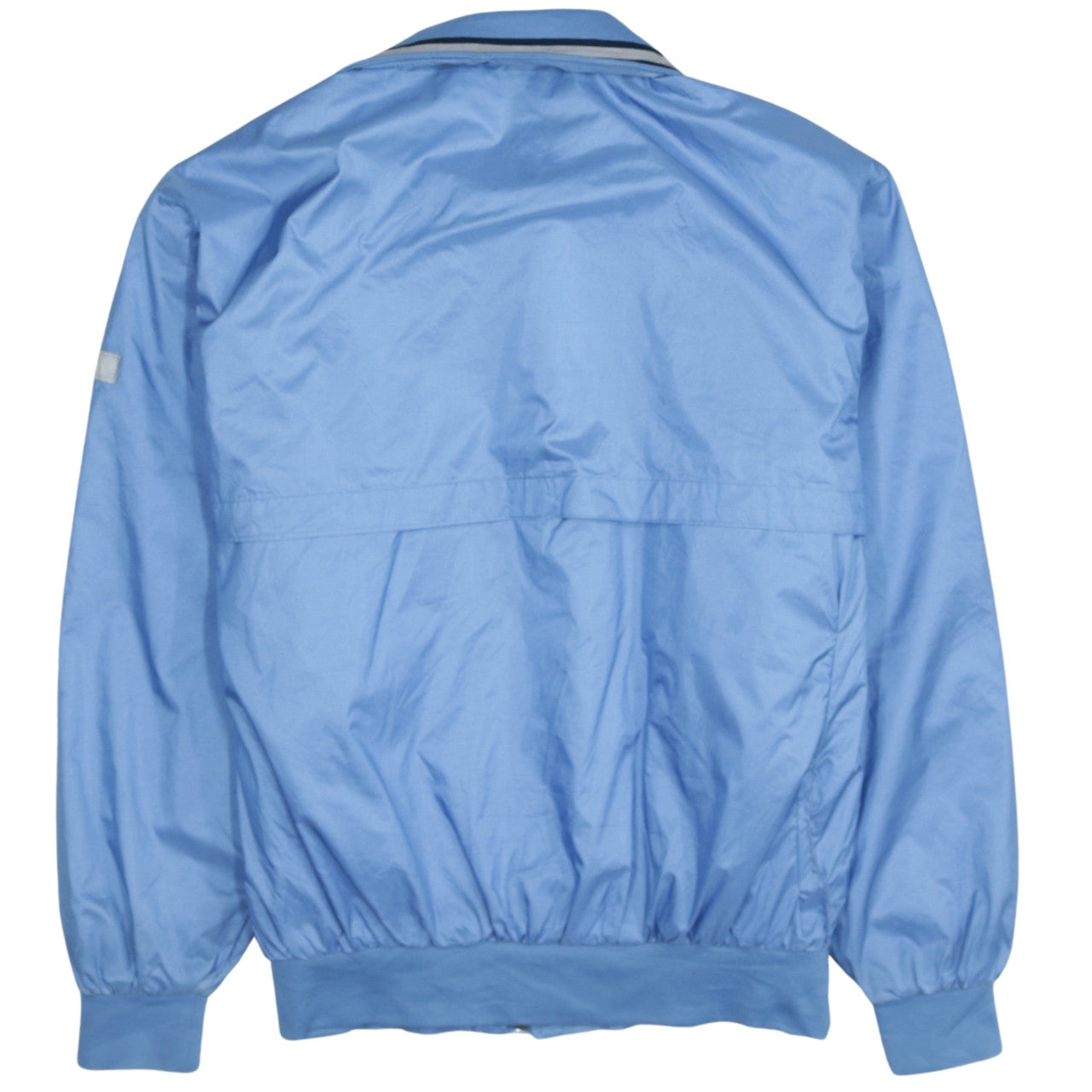 Champion Men Blue L Windbreaker Jacket Nylon Lightweight Lined