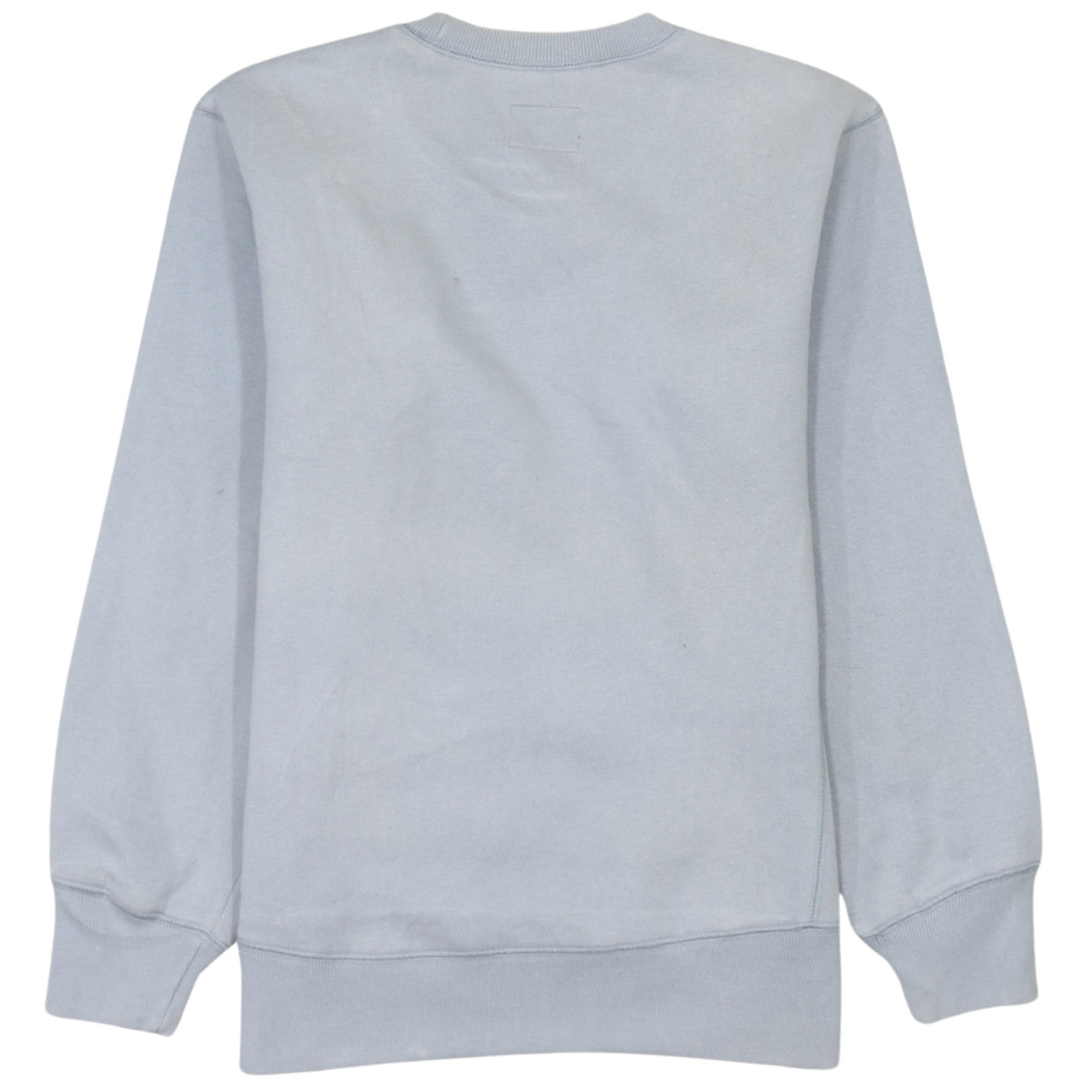 Adidas Boys Light Blue Crew Neck Pullover Sweatshirt Size 164
