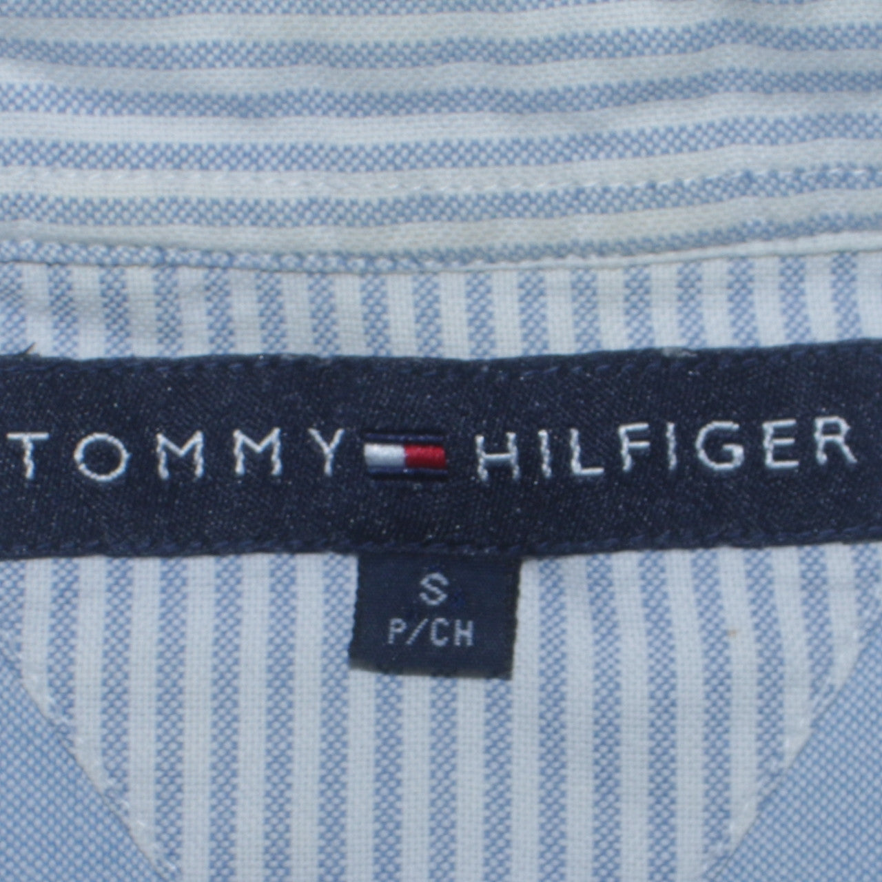 Tommy Hilfiger Men’s Blue Oxford Button-Down Shirt Size S