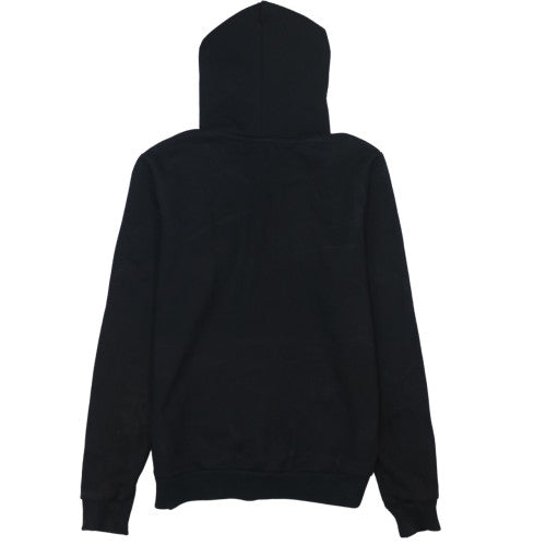 Puma Womens Black Pullover Hoodie Size M Graphic Print Logo