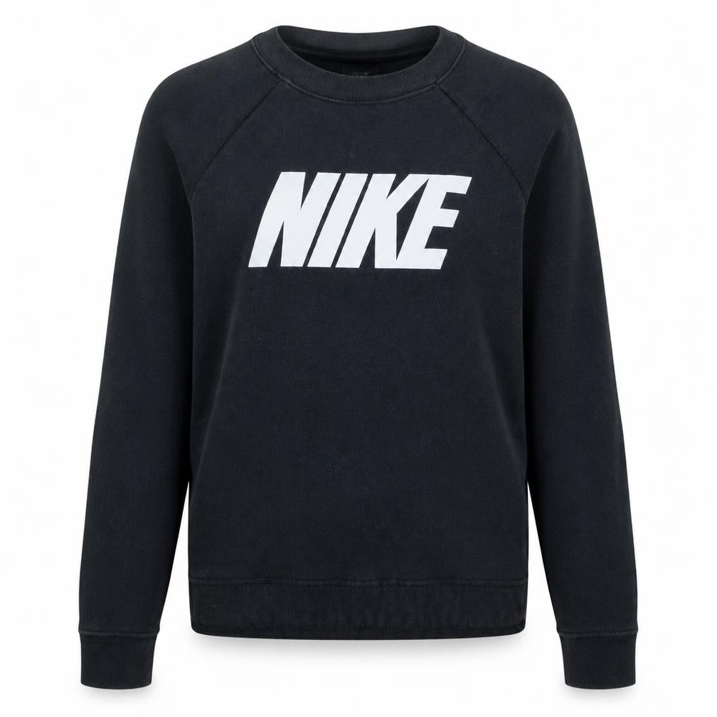 Nike Womens Black XS Pullover Crew Neck Sweatshirt