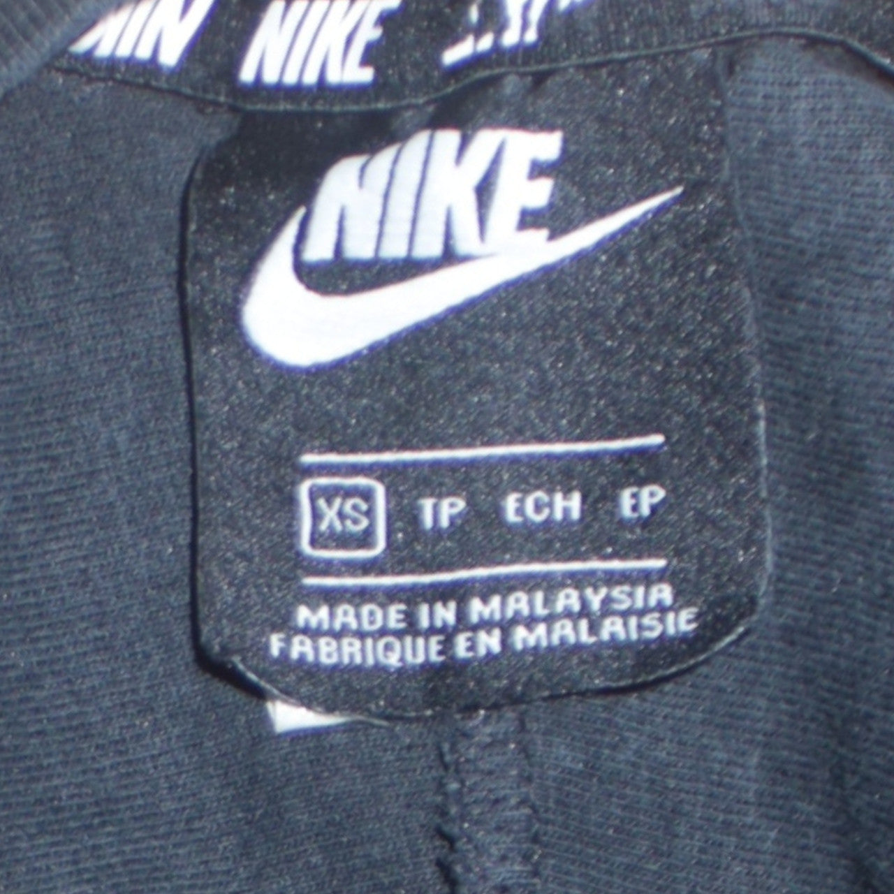Nike Womens Black XS Pullover Crew Neck Sweatshirt