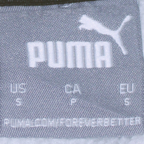 Puma Men's Grey Hoodie Small Pullover Logo Graphic Sweatshirt