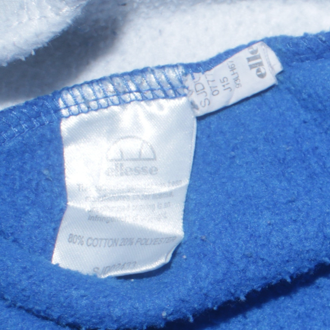 Ellesse Men's Blue Pullover Hoodie Size S Retro Logo Sportswear
