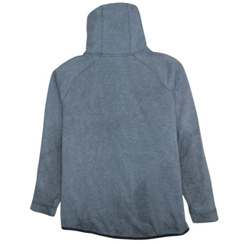 Nike Men's Grey Full Zip Hoodie Size L Regular Fit Sportswear