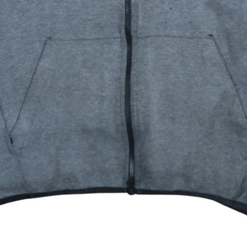 Nike Men's Grey Full Zip Hoodie Size L Regular Fit Sportswear