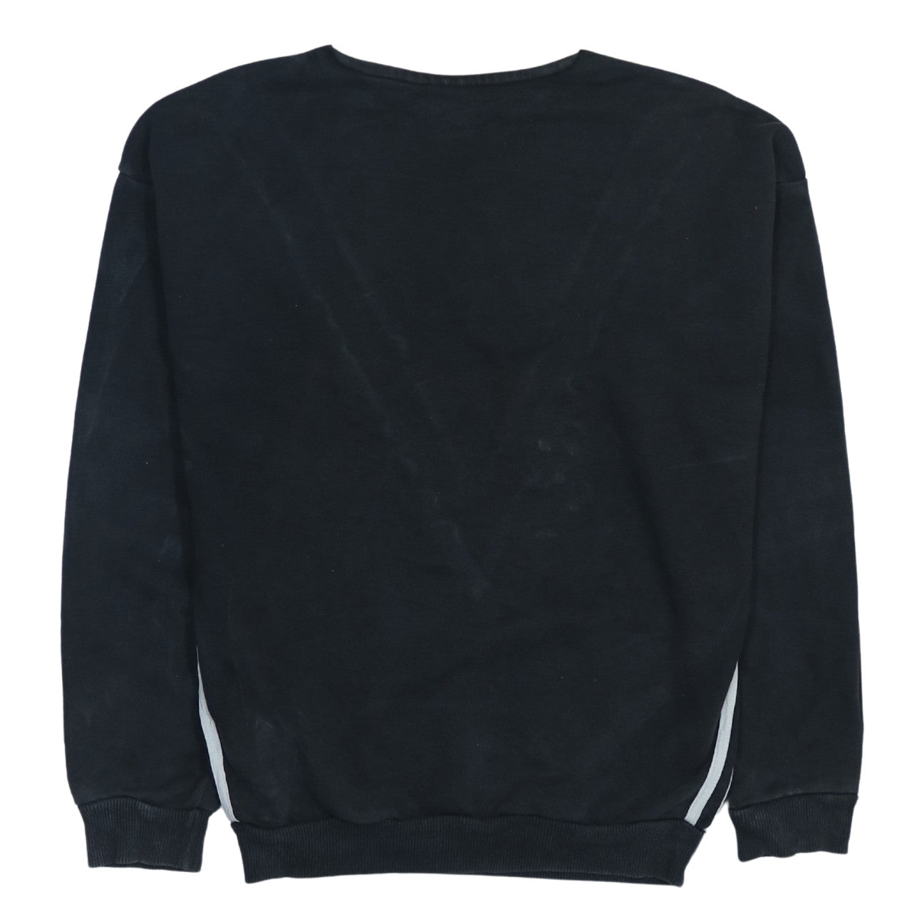 Adidas Women Beige & Black Colourblock Sweatshirt Size 4 Classic Fit
