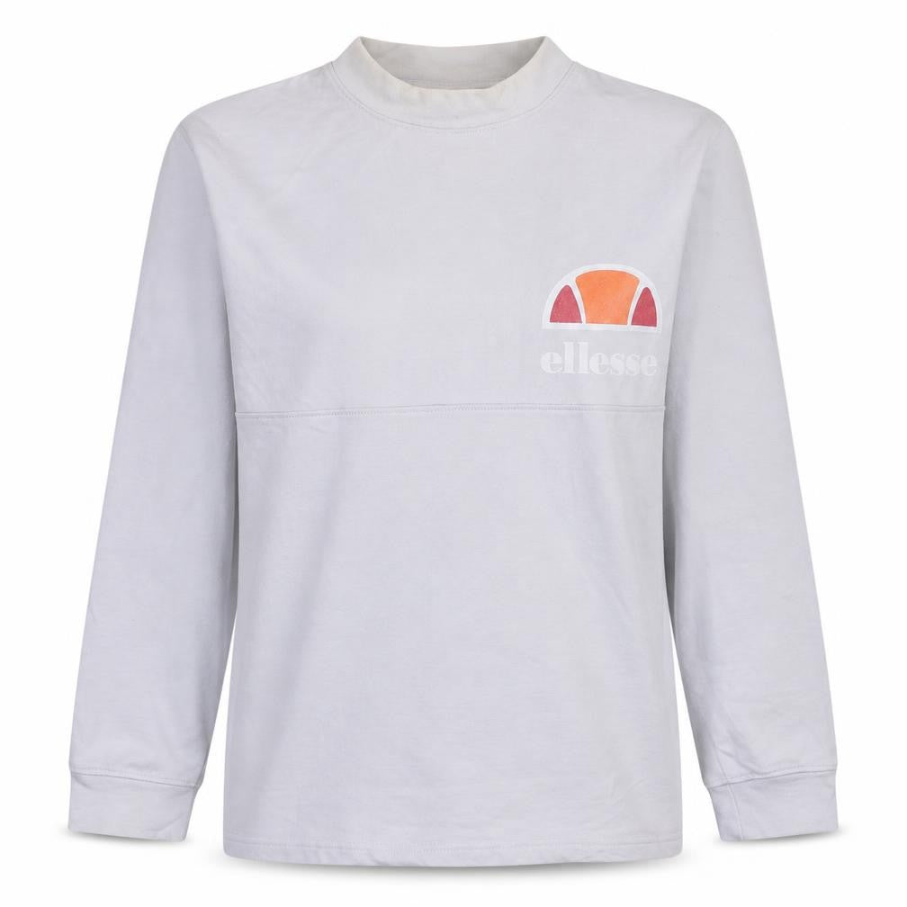 Ellesse Women's White Cotton Pullover Sweatshirt Size 8