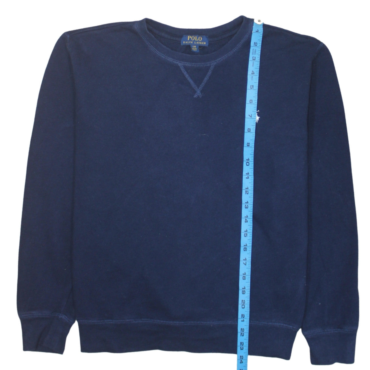 Ralph Lauren Boys Blue Cotton Crew Neck Pullover Sweatshirt 14-16 Years