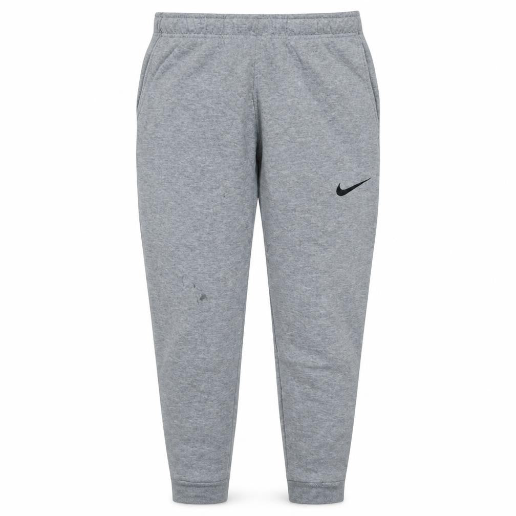 Nike Men's Grey Dri-Fit Jogger Sweatpants L Casual Elastic Waist