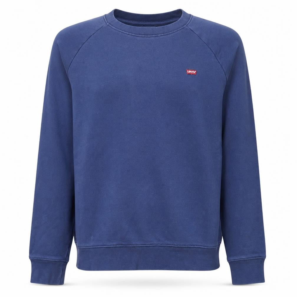 Levi's Men's Blue Small Crew Neck Pullover Sweatshirt