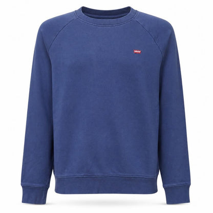 Levi's Men's Blue Small Crew Neck Pullover Sweatshirt