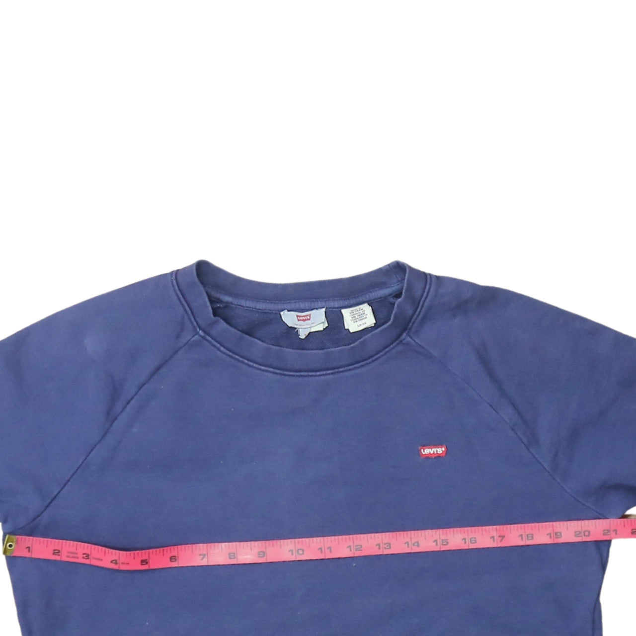 Levi's Men's Blue Small Crew Neck Pullover Sweatshirt