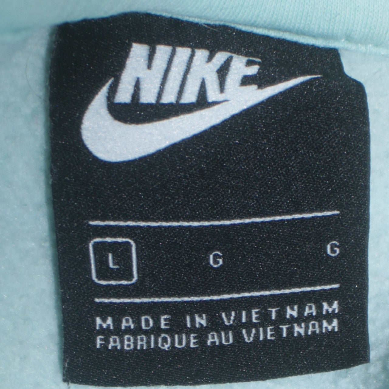 Nike Women’s Blue Cotton Blend Pullover Sweatshirt L