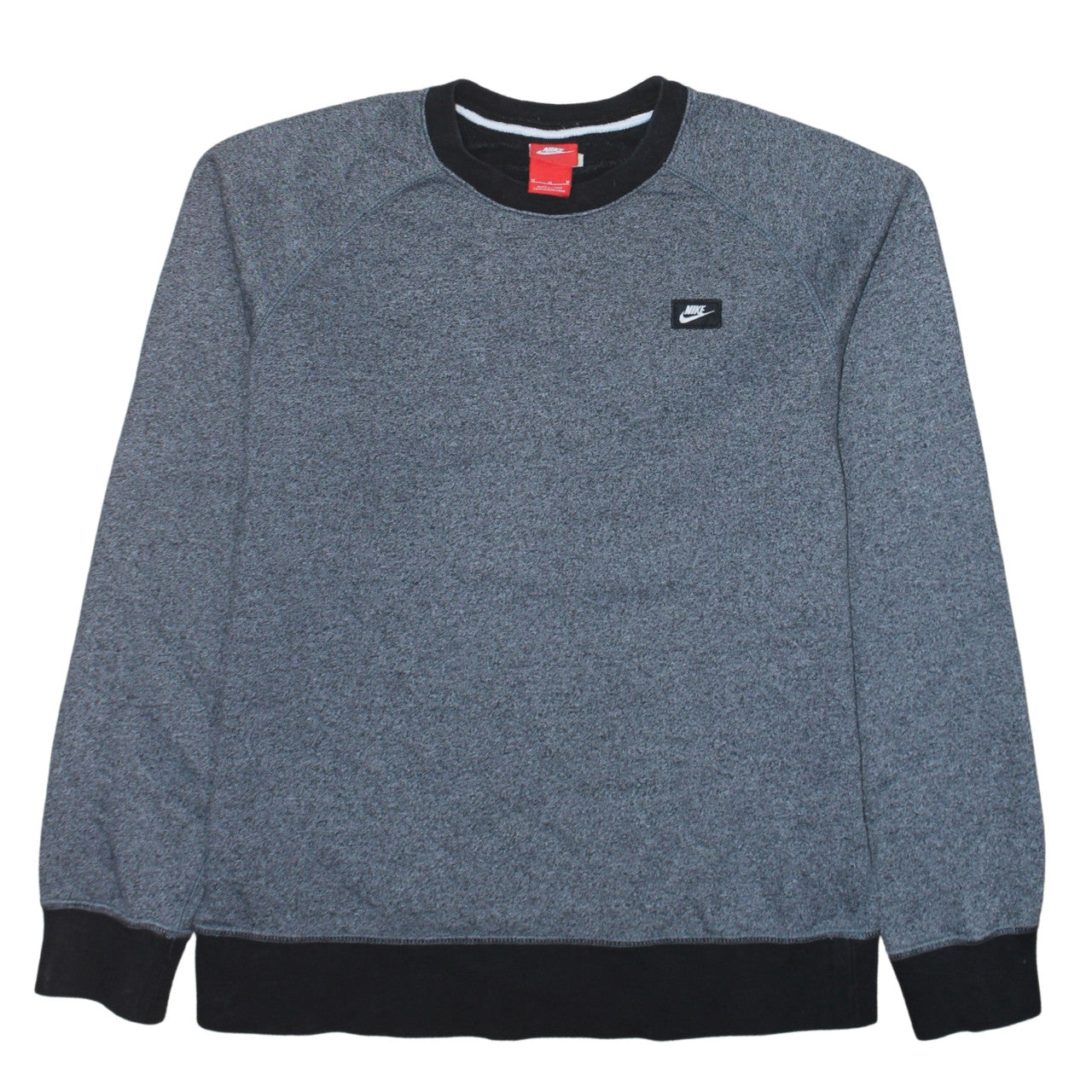 Nike Men's Grey Crew Neck Pullover Sweatshirt M Regular Fit