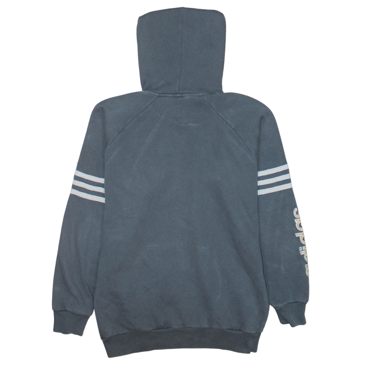 Adidas Teens Grey Pullover Hoodie 164 Logo Sports Style