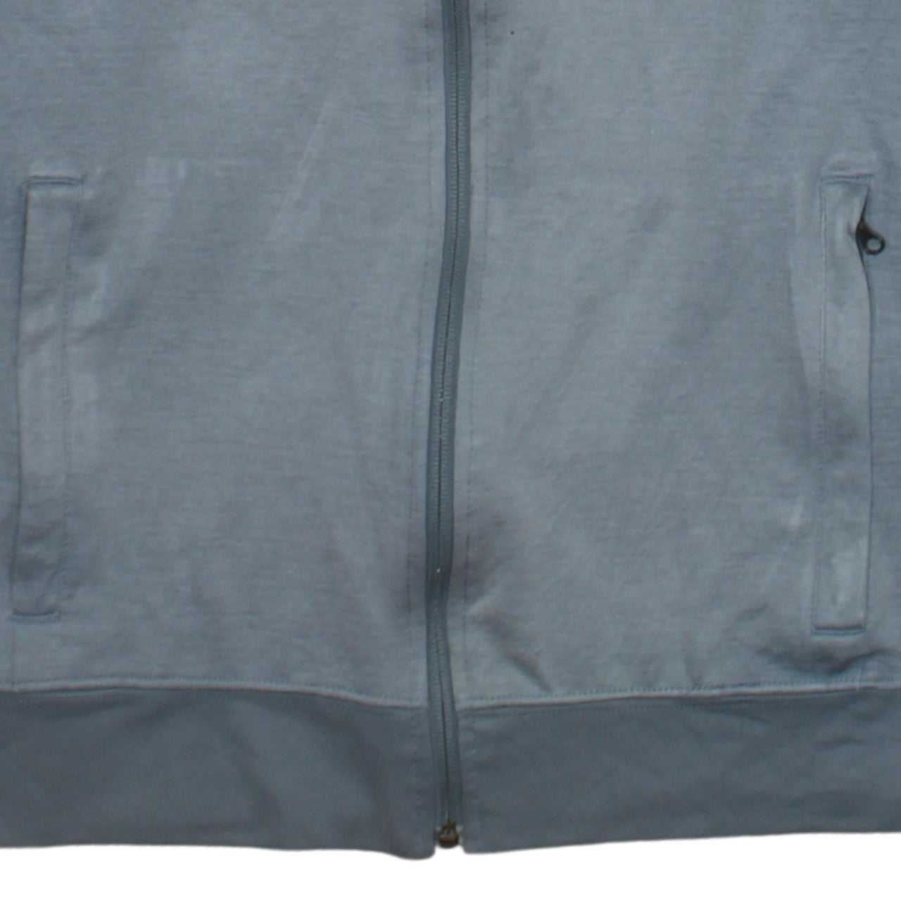 Nike Men's Grey Dri-Fit Full Zip Sports Sweatshirt M