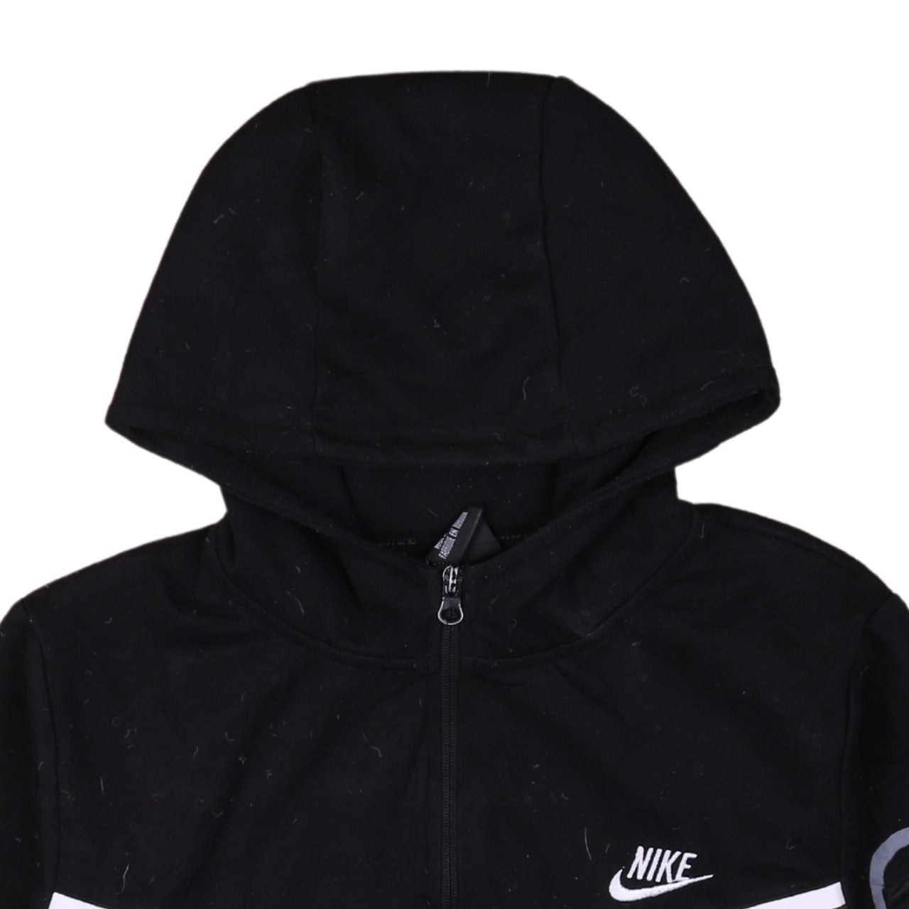 Nike Men's Black Full Zip Hoodie Size S Colour Block Sportswear
