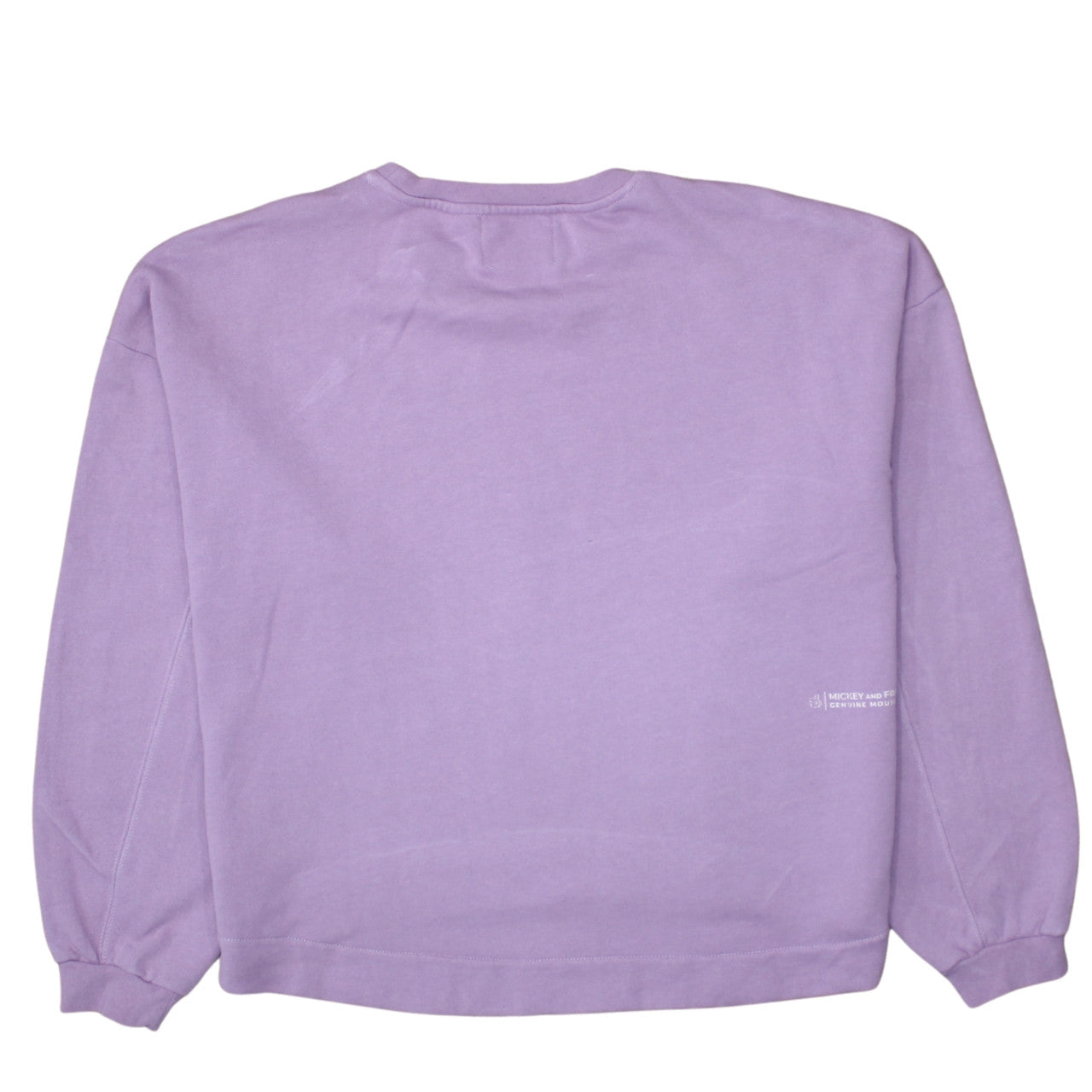 Disney Mickey Mouse Women's Purple Crew Neck Sweatshirt Size M