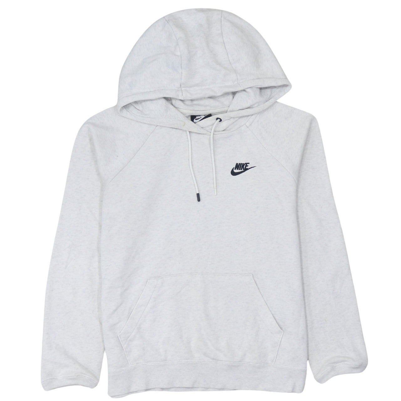 Nike Women’s Grey Pullover Hoodie Small Cotton Blend Sportswear