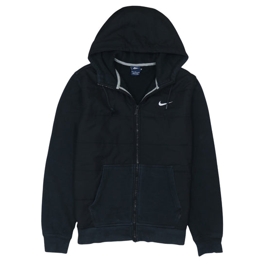 Nike Men's Black Full Zip Hoodie M Sports Fleece Sweatshirt