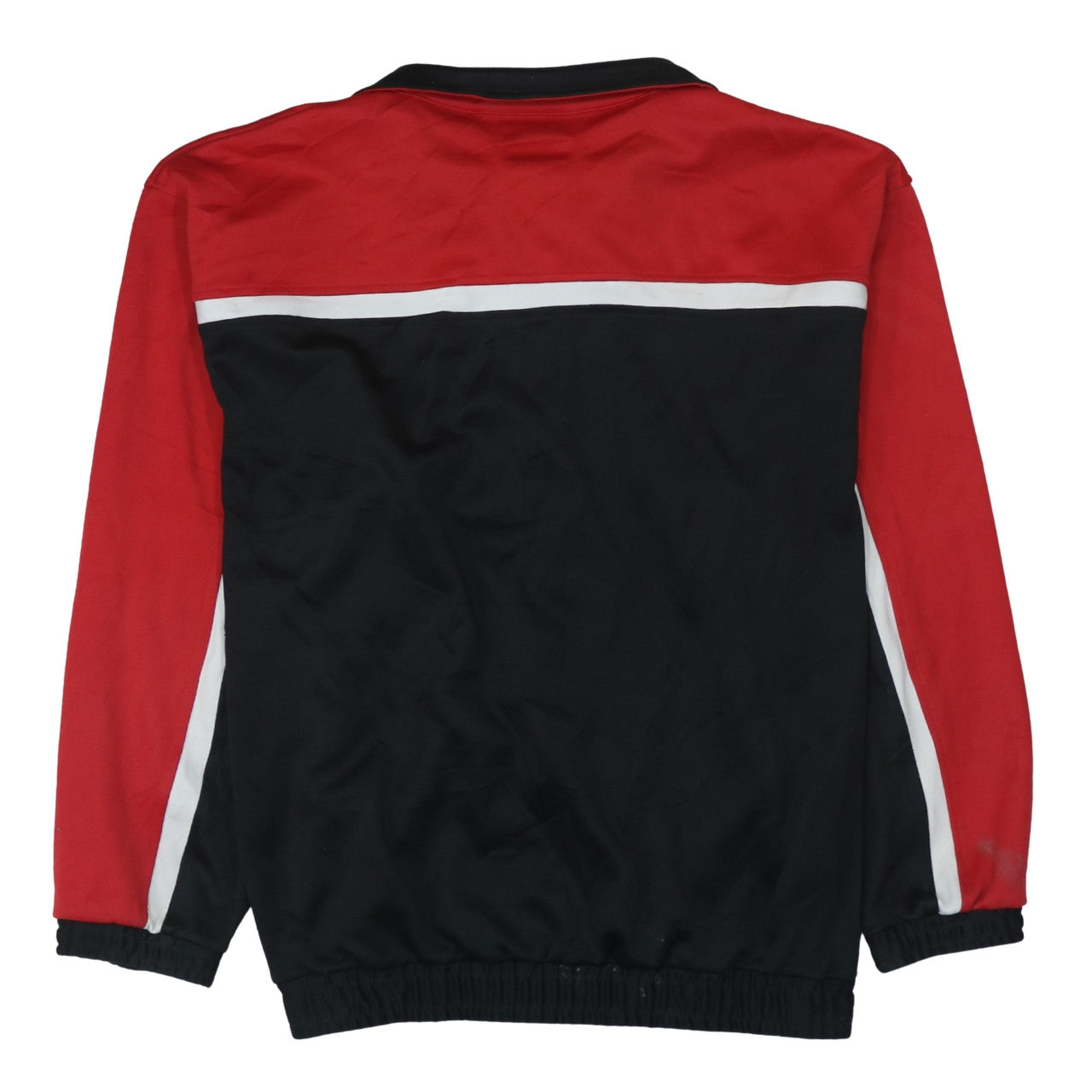 FILA Mens Black Red Full Zip Sports Sweatshirt 2XL