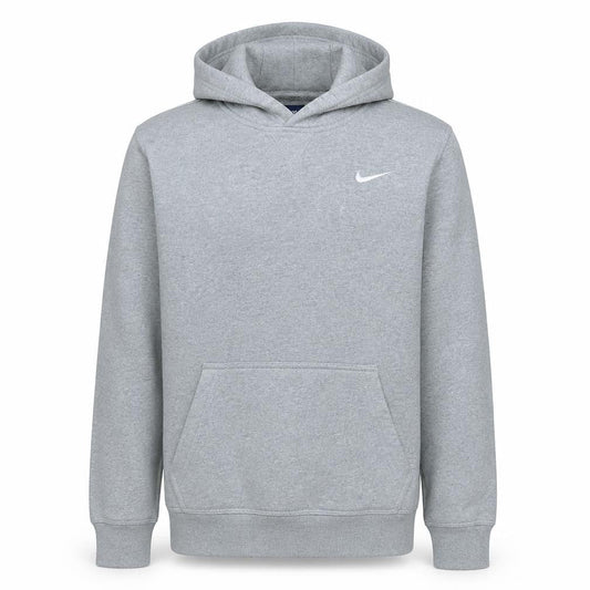 Nike Boys Grey Pullover Hoodie XL 13-15 Years Classic Fleece Sweatshirt
