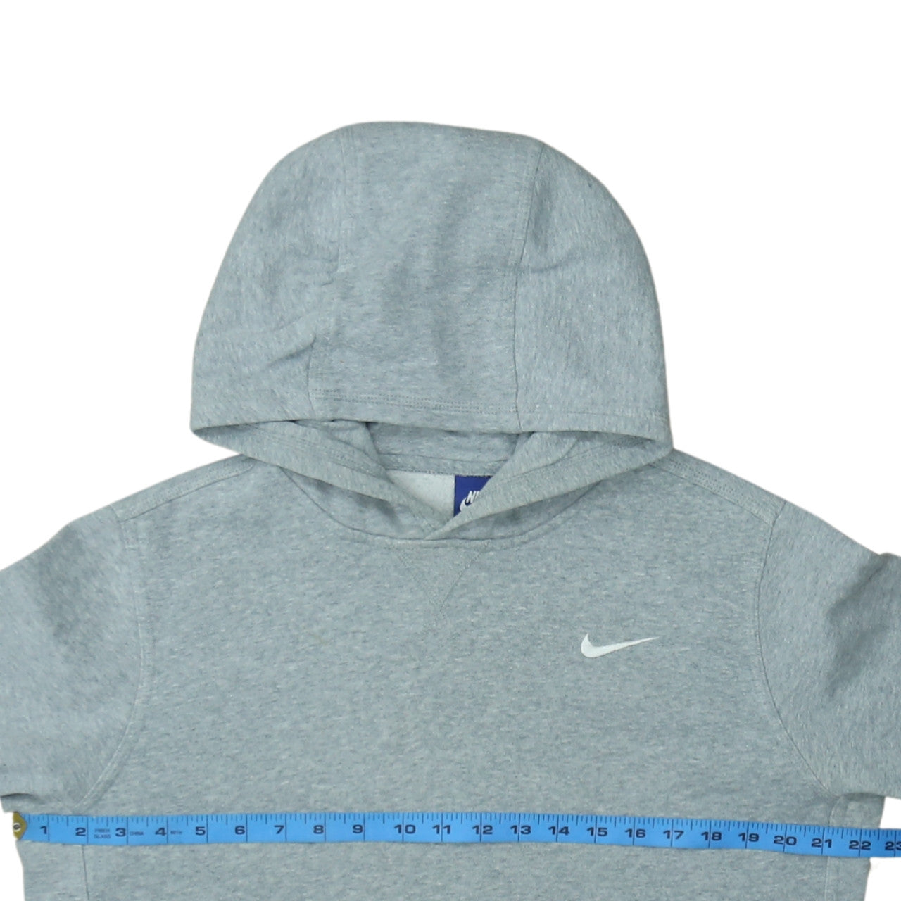 Nike Boys Grey Pullover Hoodie XL 13-15 Years Classic Fleece Sweatshirt