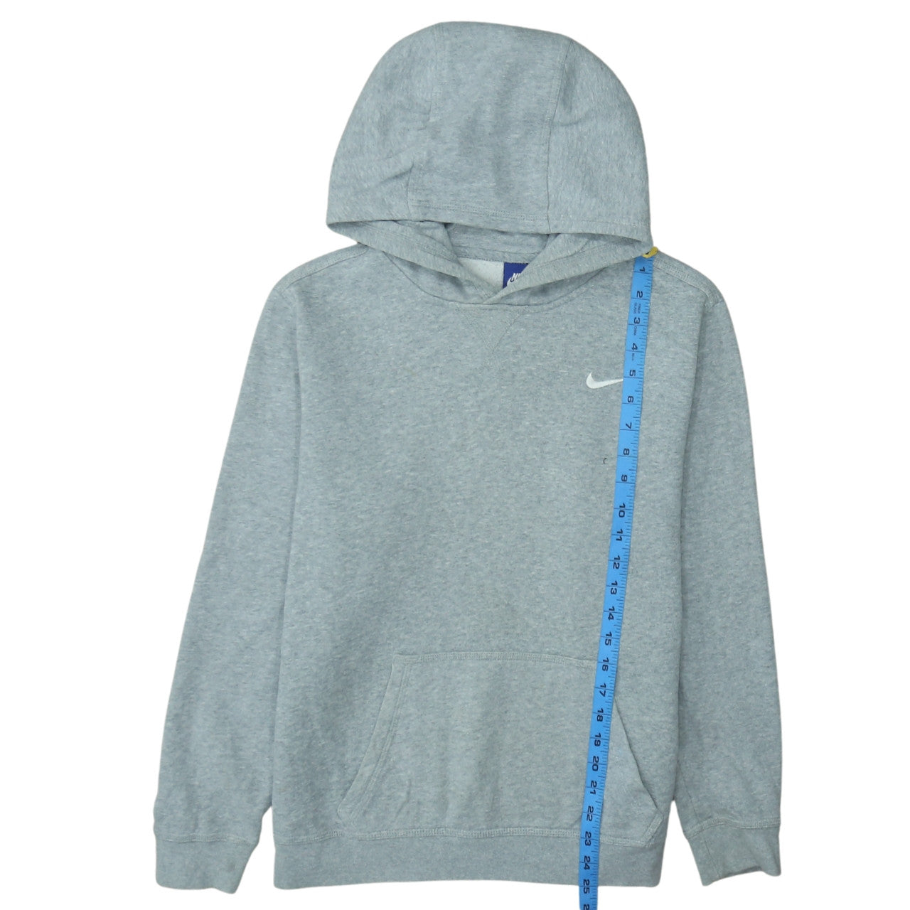 Nike Boys Grey Pullover Hoodie XL 13-15 Years Classic Fleece Sweatshirt