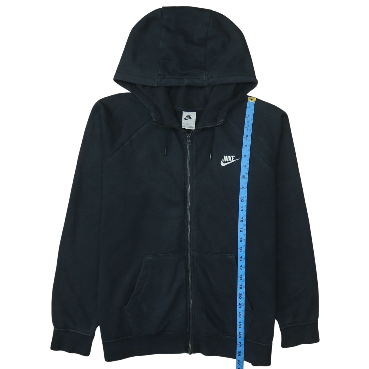 Nike Men's Black XL Full Zip Hoodie Sweatshirt Fleece