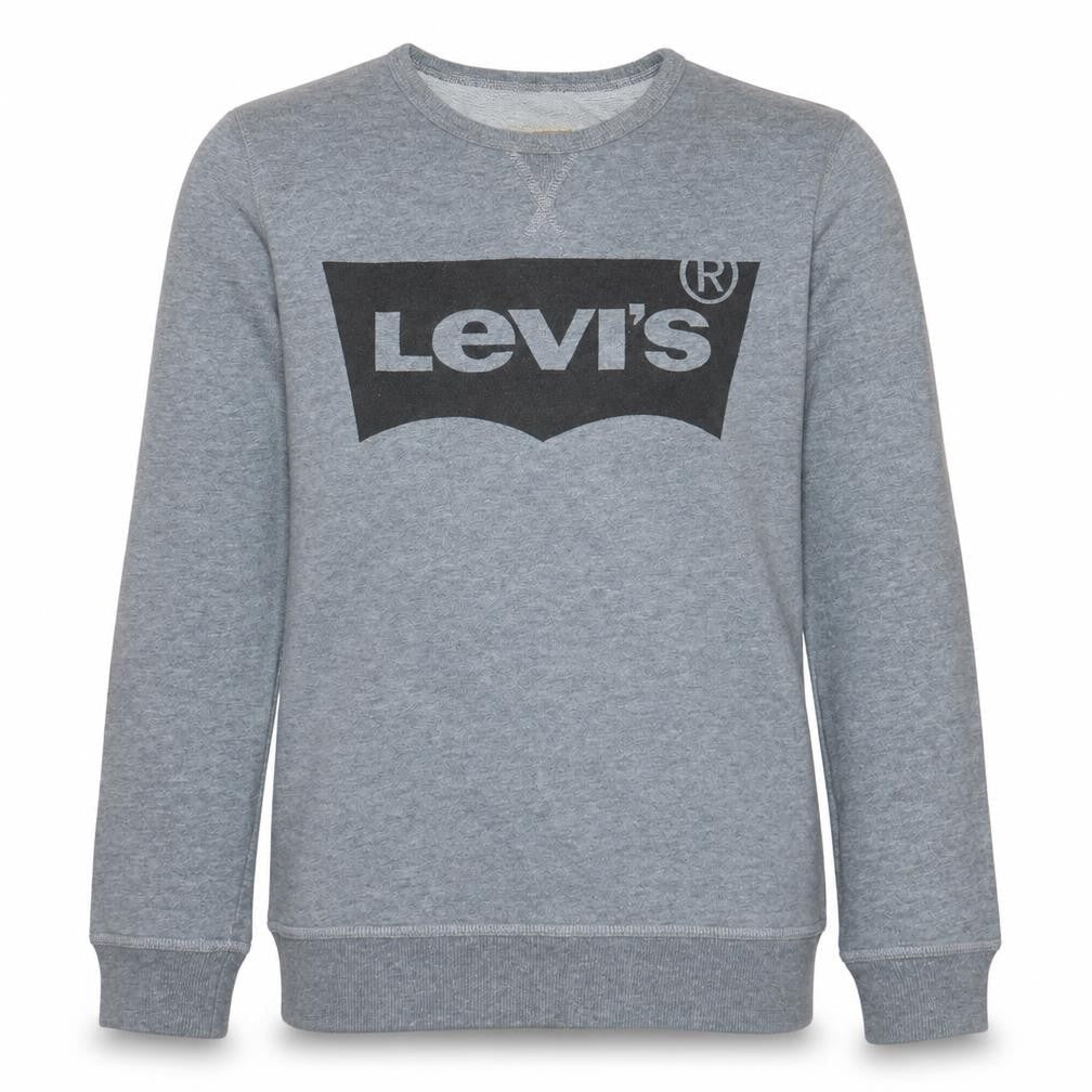Levi's Boys Grey Logo Pullover Sweatshirt Size 16 Years Crew Neck