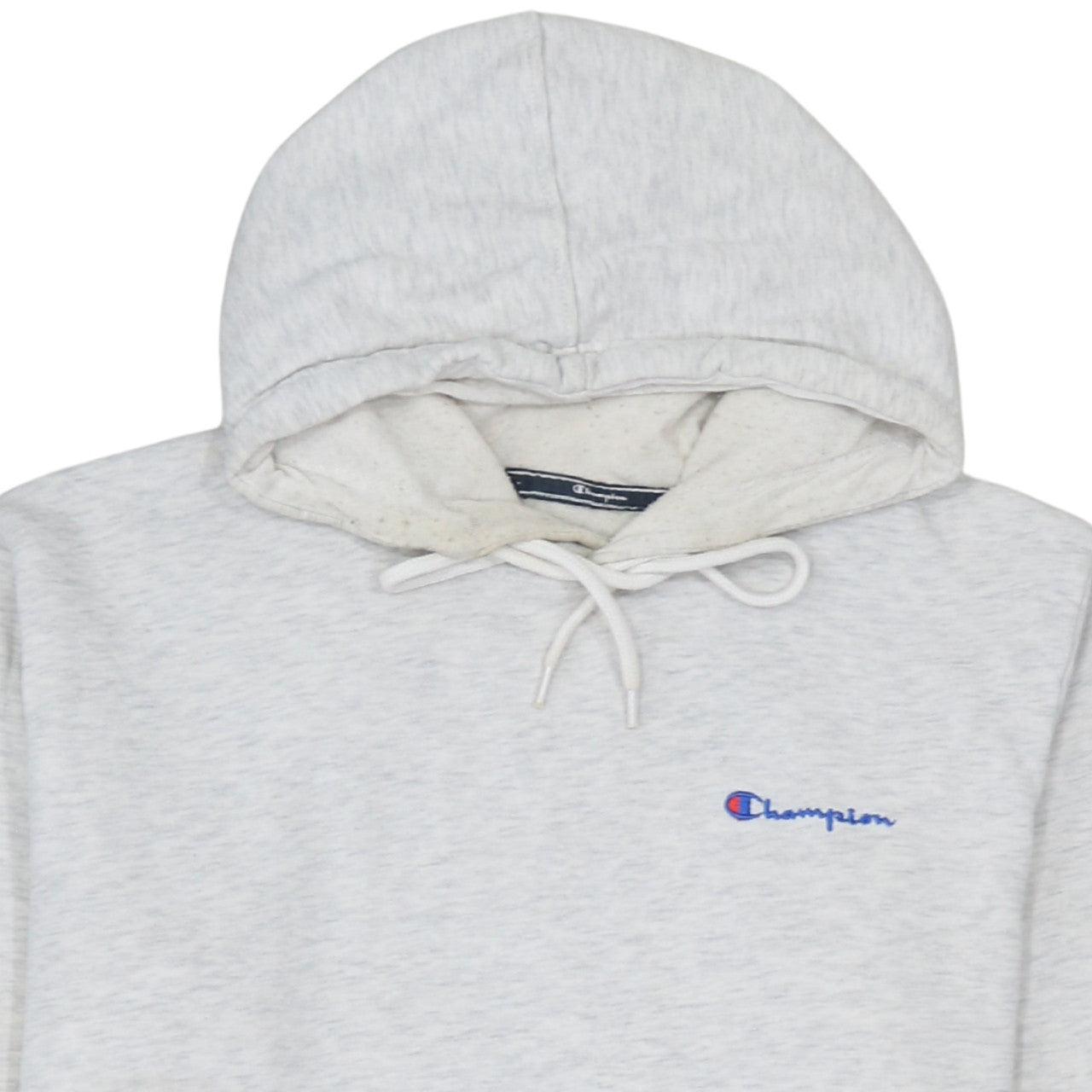 Champion Men's Grey Pullover Hoodie Medium Classic Fleece Logo