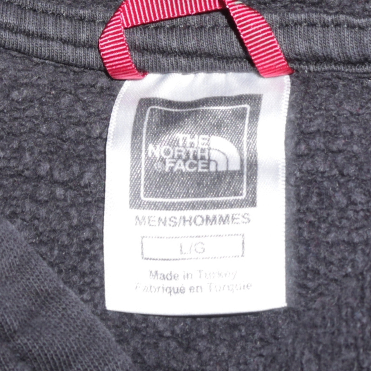 The North Face Men's Black L Pullover Hoodie Lined Logo Outdoor